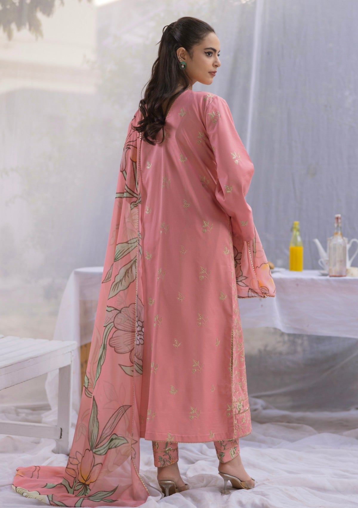 RM#15 - 3 pc - Embroidered - Muse Era - Luxury Lawn 25