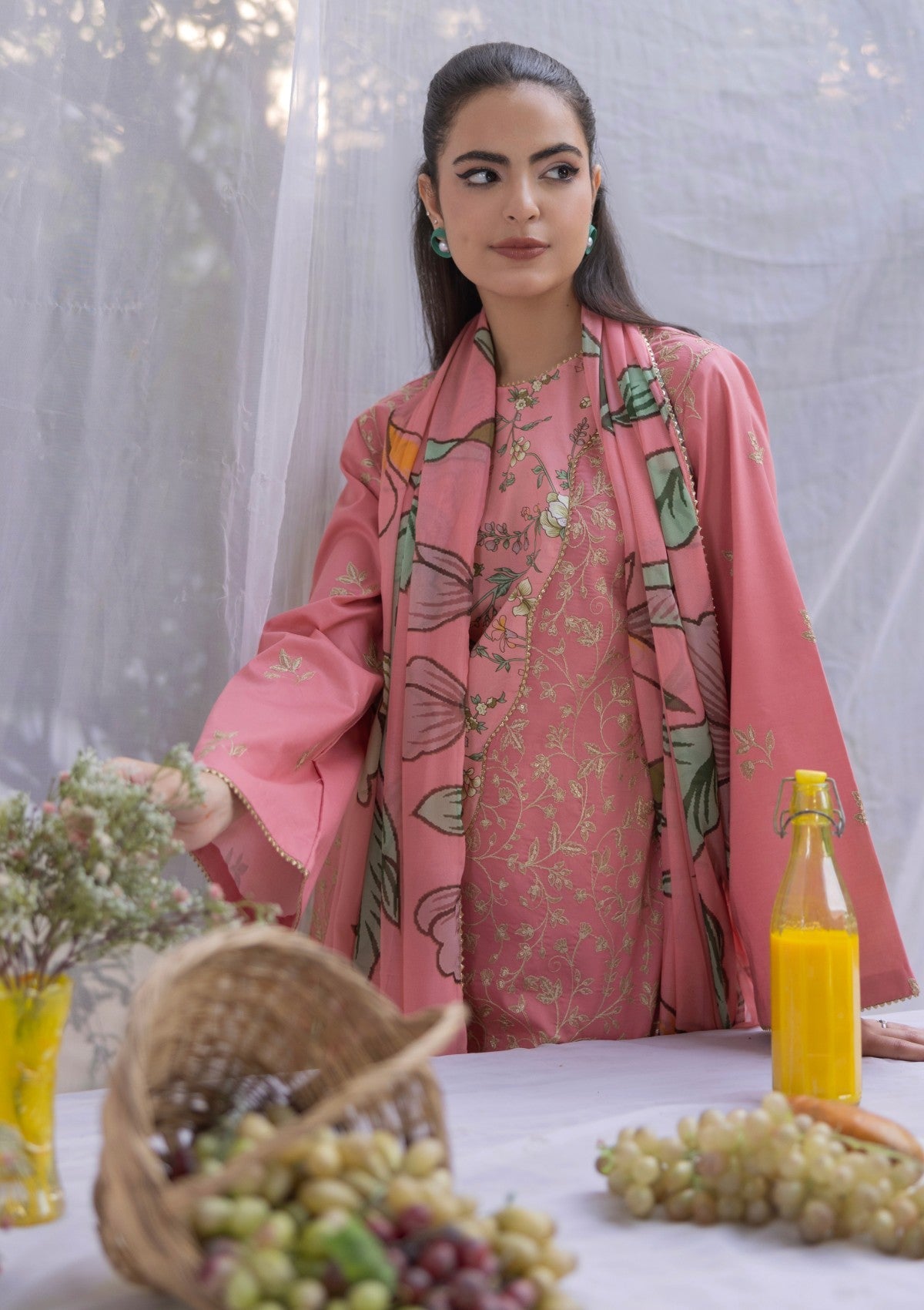 RM#15 - 3 pc - Embroidered - Muse Era - Luxury Lawn 25