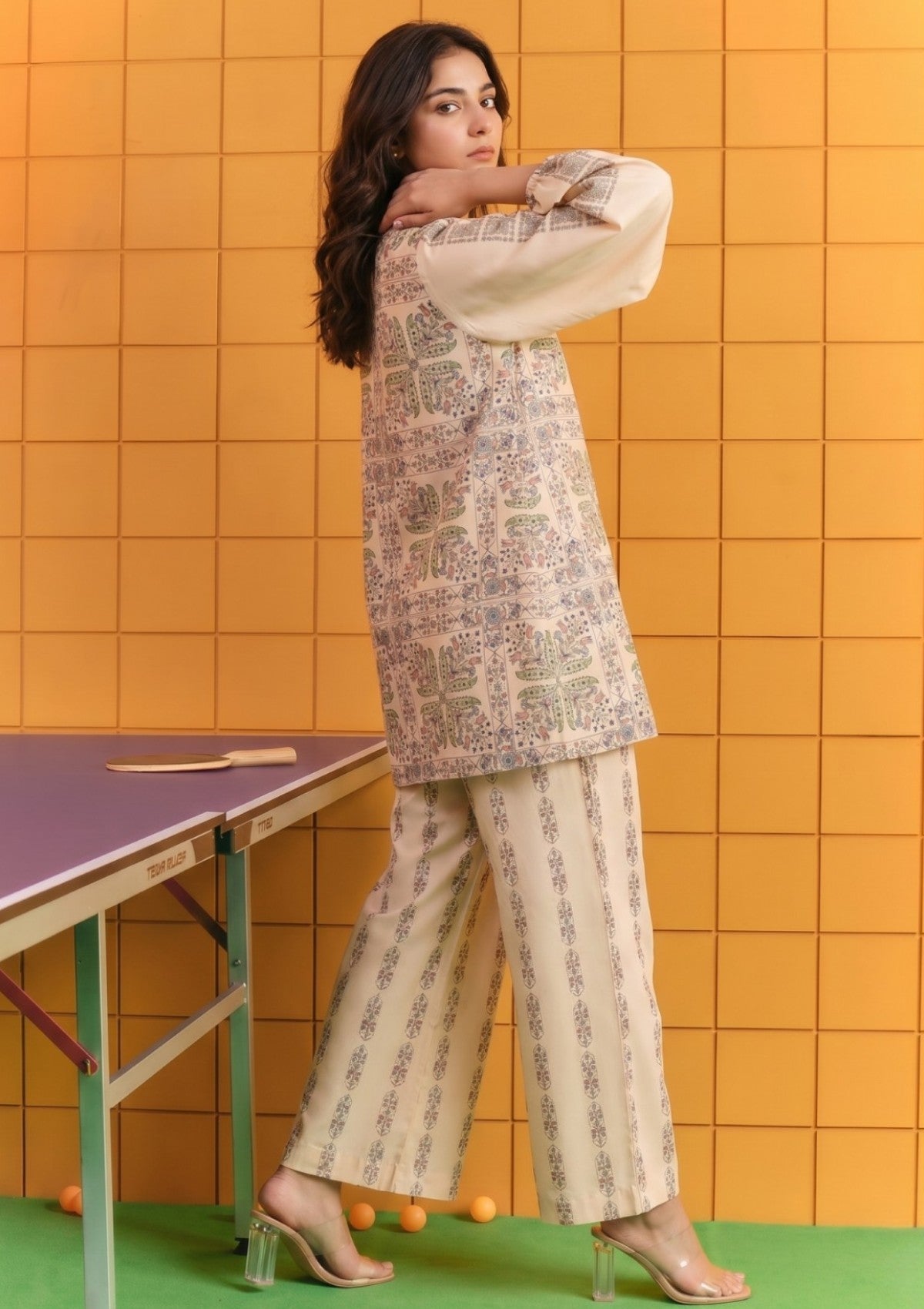 D#08 - F Skin - Pret - Co-Ord Set - Silk