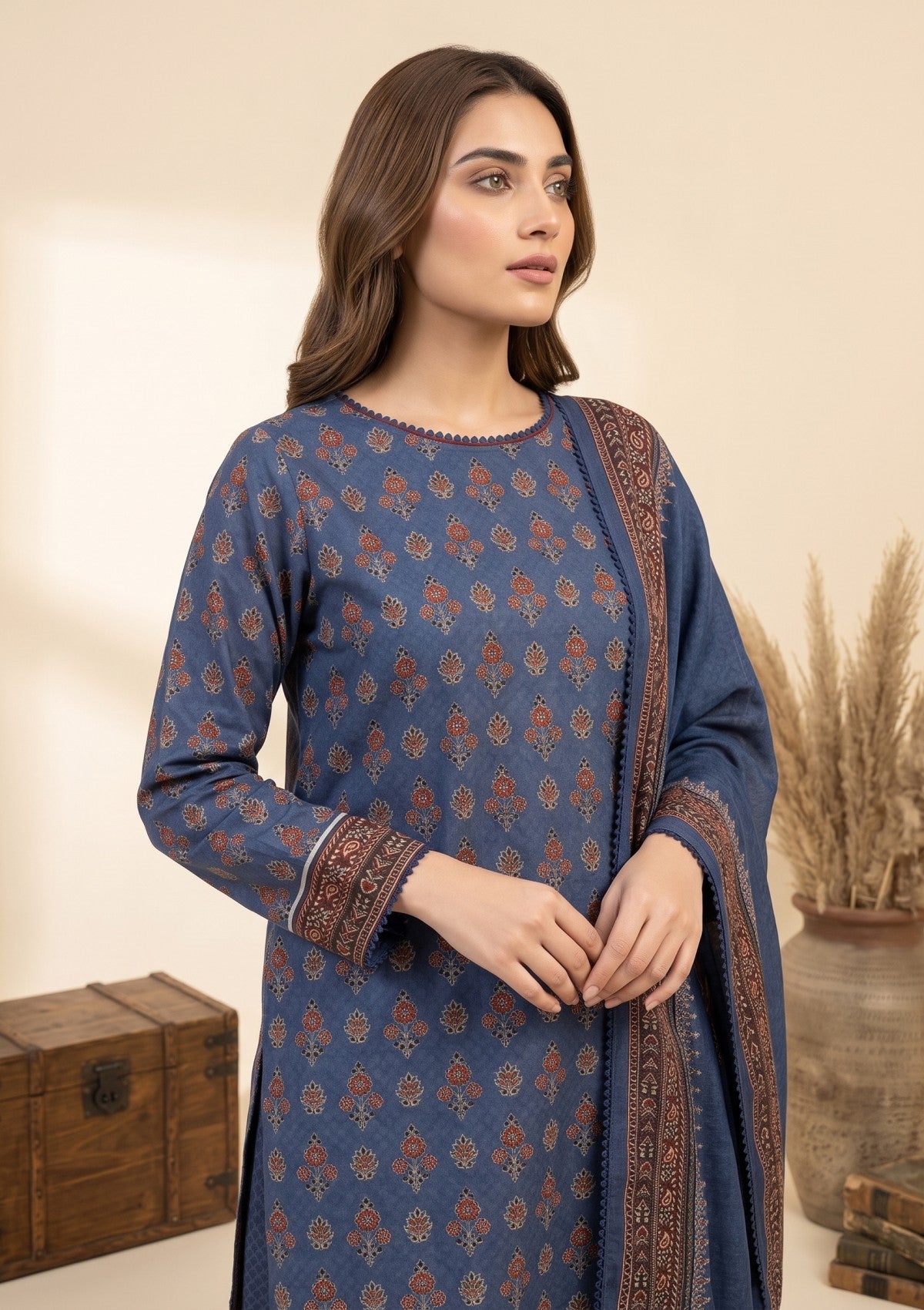 Bana Dora Linen - RB26#02 - BLUE