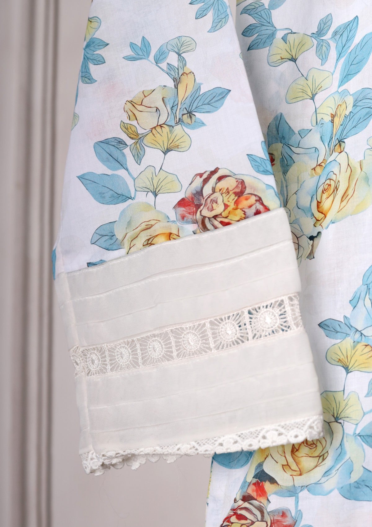 White - Ready to Wear - Printed Lawn Shirt