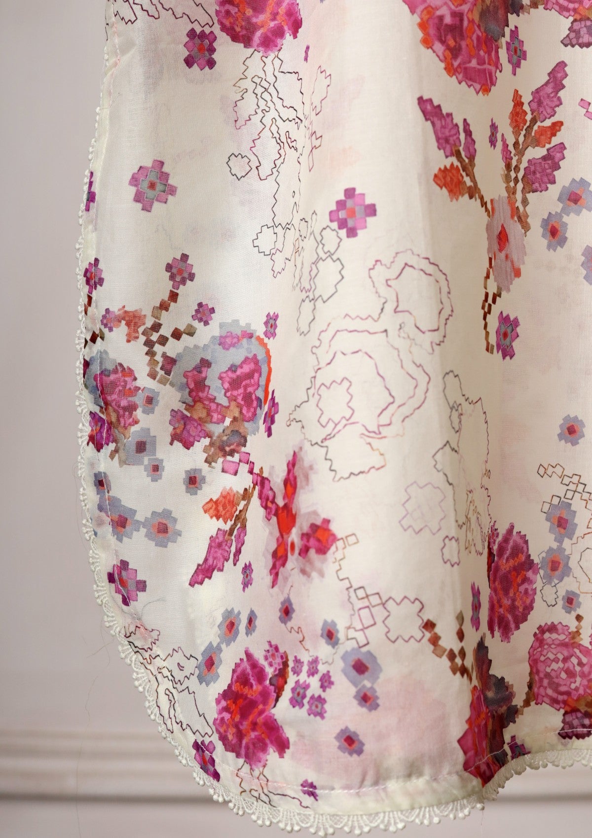 Off White - Ready to Wear - Printed Lawn Shirt