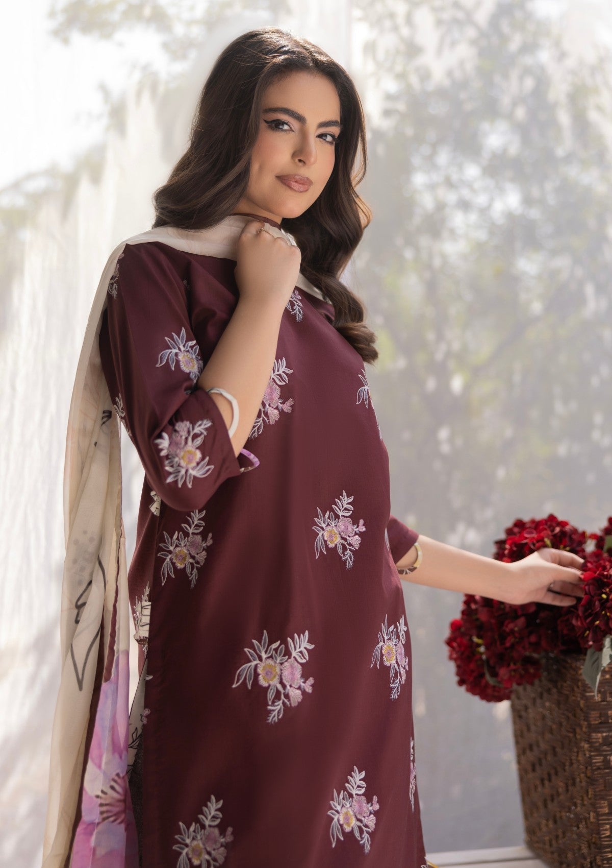 RM#02 - 3 pc - Embroidered - Muse Era - Luxury Lawn 25