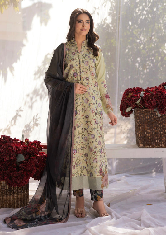 RM#03 - 3 pc - Embroidered - Muse Era - Luxury Lawn 25