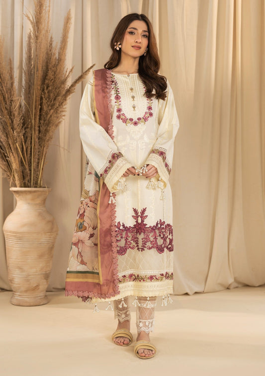 RSA#04 - 3 pc - Embroidered - Spring Affairs 25 - Lawn