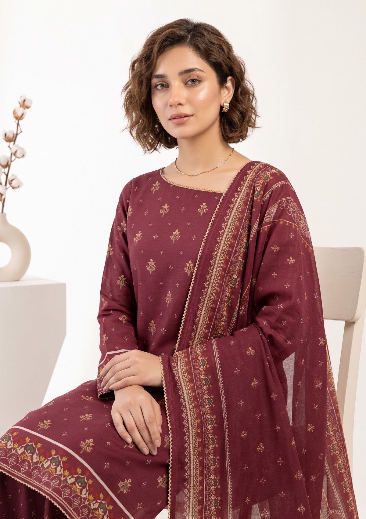 Bana Dora Linen - RB26#15 - Shocking Pink