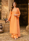 D#01 - TANGERINE - 3 pc - Embroidered - Luxe Attire 25 - Lawn