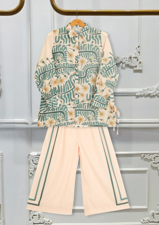 D#09 - Beige - Pret - Co-Ord Set - Silk