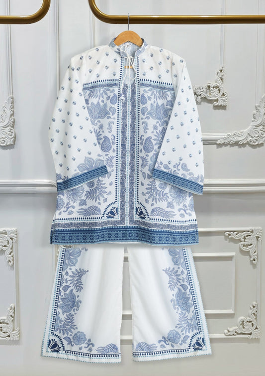 D#12 - W White - Pret - Co-Ord Set - Silk