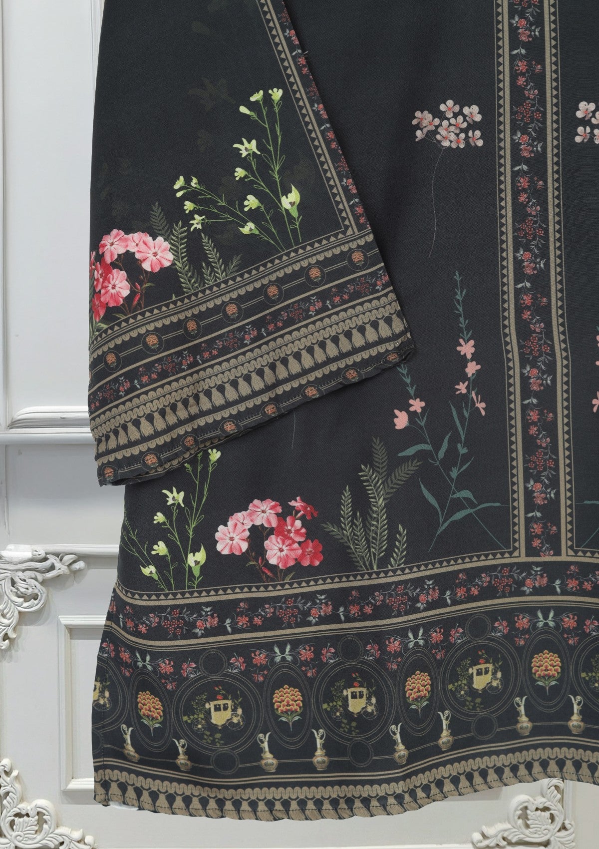 D#04 - Black - Pret - Co-Ord Set - Silk