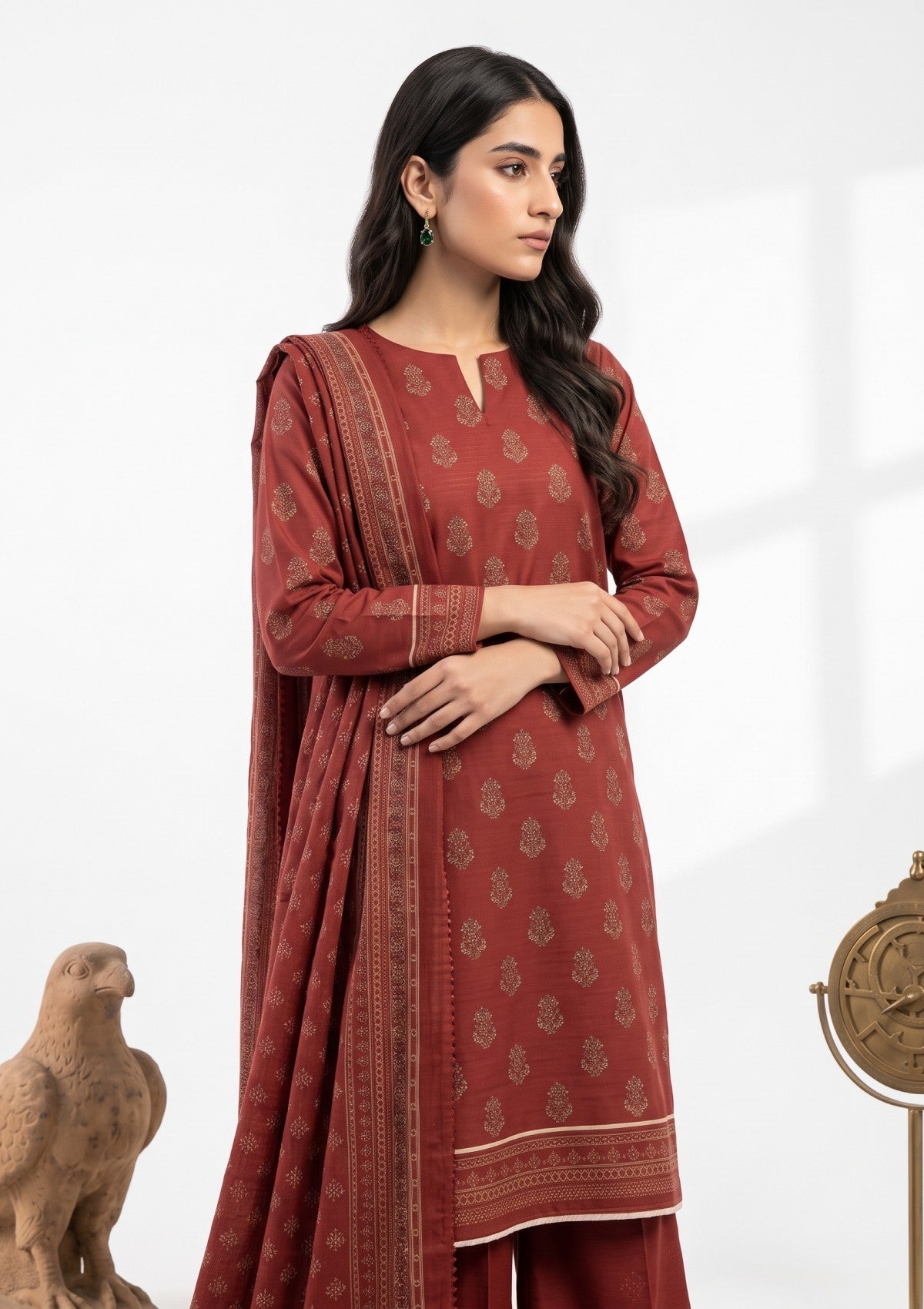 Bana Dora Linen - RB26#06 - MAROON