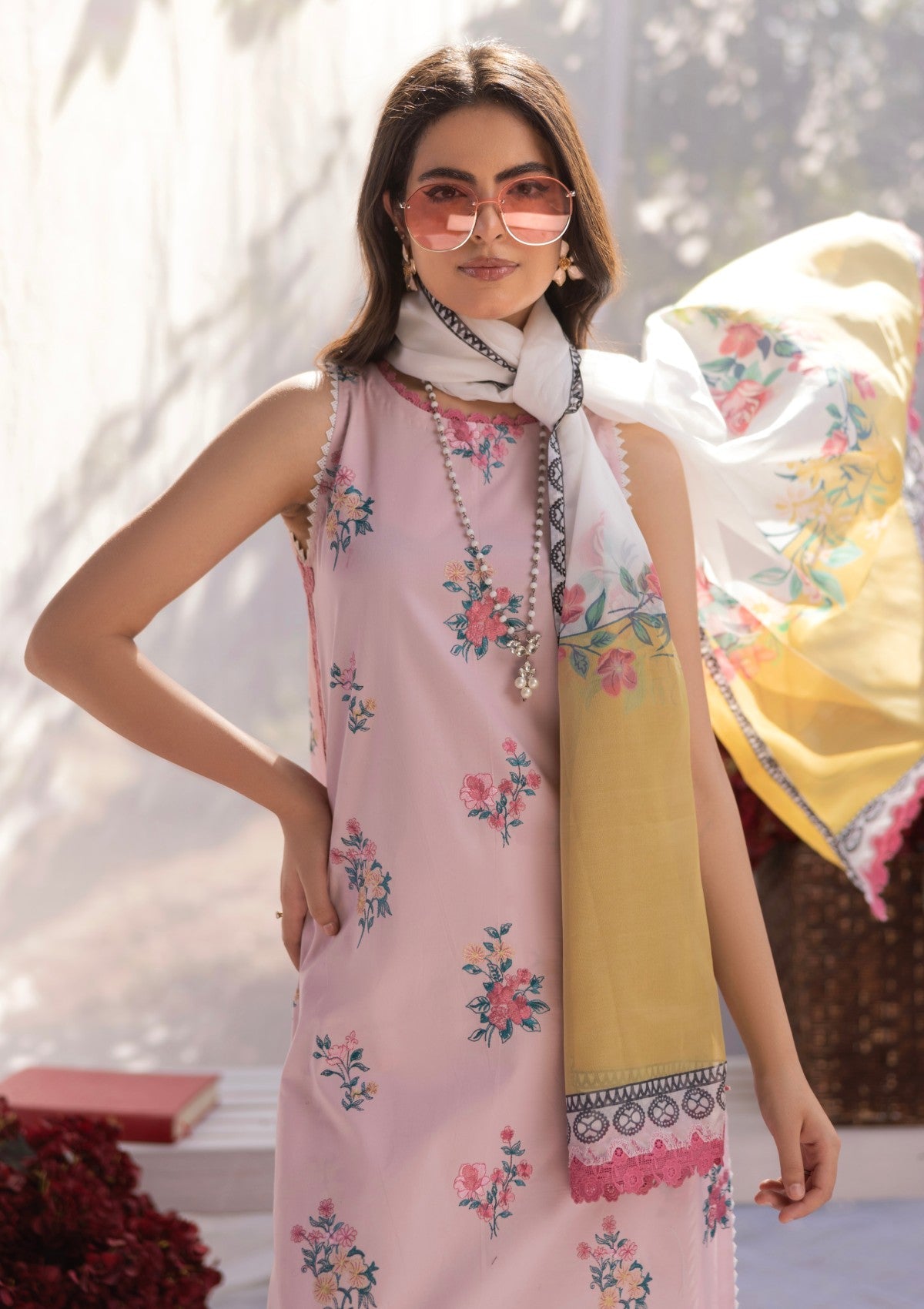 RM#05 - 3 pc - Embroidered - Muse Era - Luxury Lawn 25