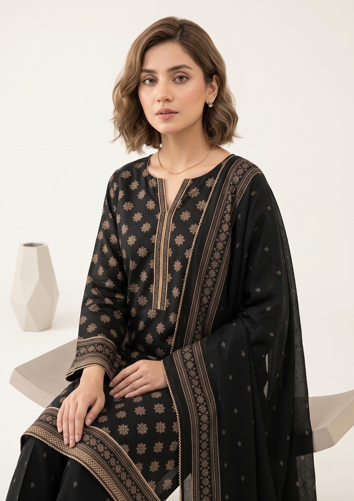 Bana Dora Linen - RB26#11 - BLACK