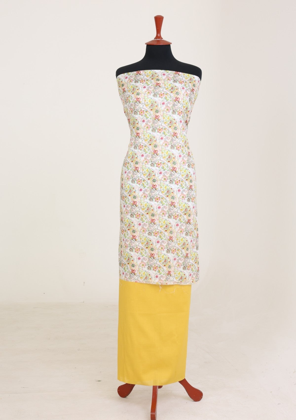 R Prints Lawn 26 Volume 3 - D#41 - Y White