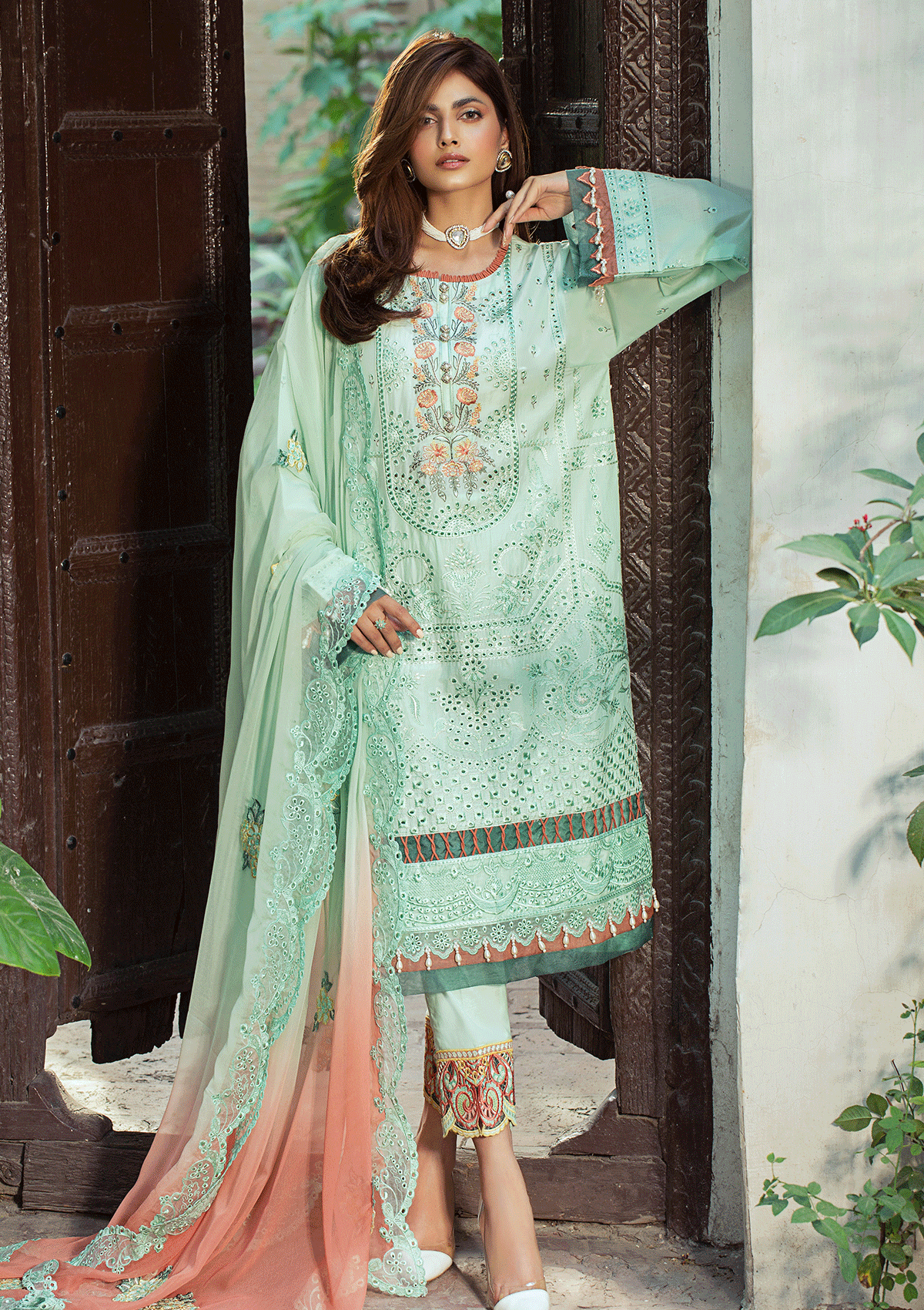 Lawn Collection - Rubaaiyat - Chikankari - RC#2
