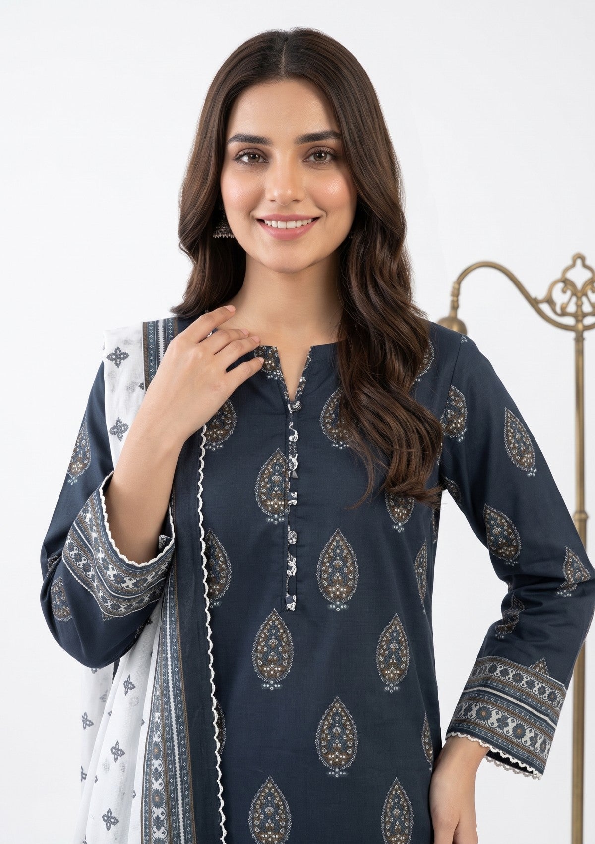 Bana Dora Linen - RB26#09 - N BLUE