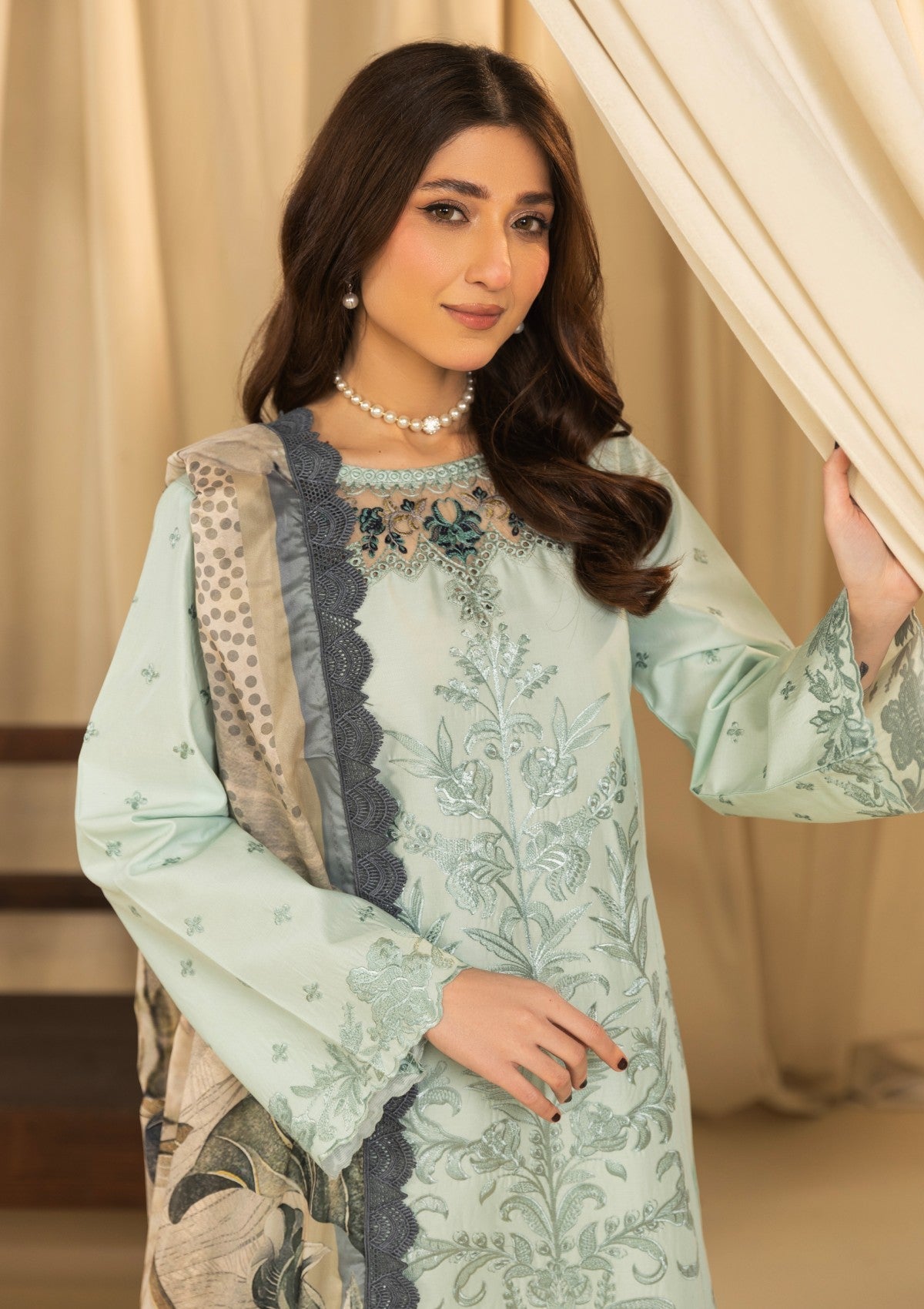 RSA#01 - 3 pc - Embroidered - Spring Affairs 25 - Lawn