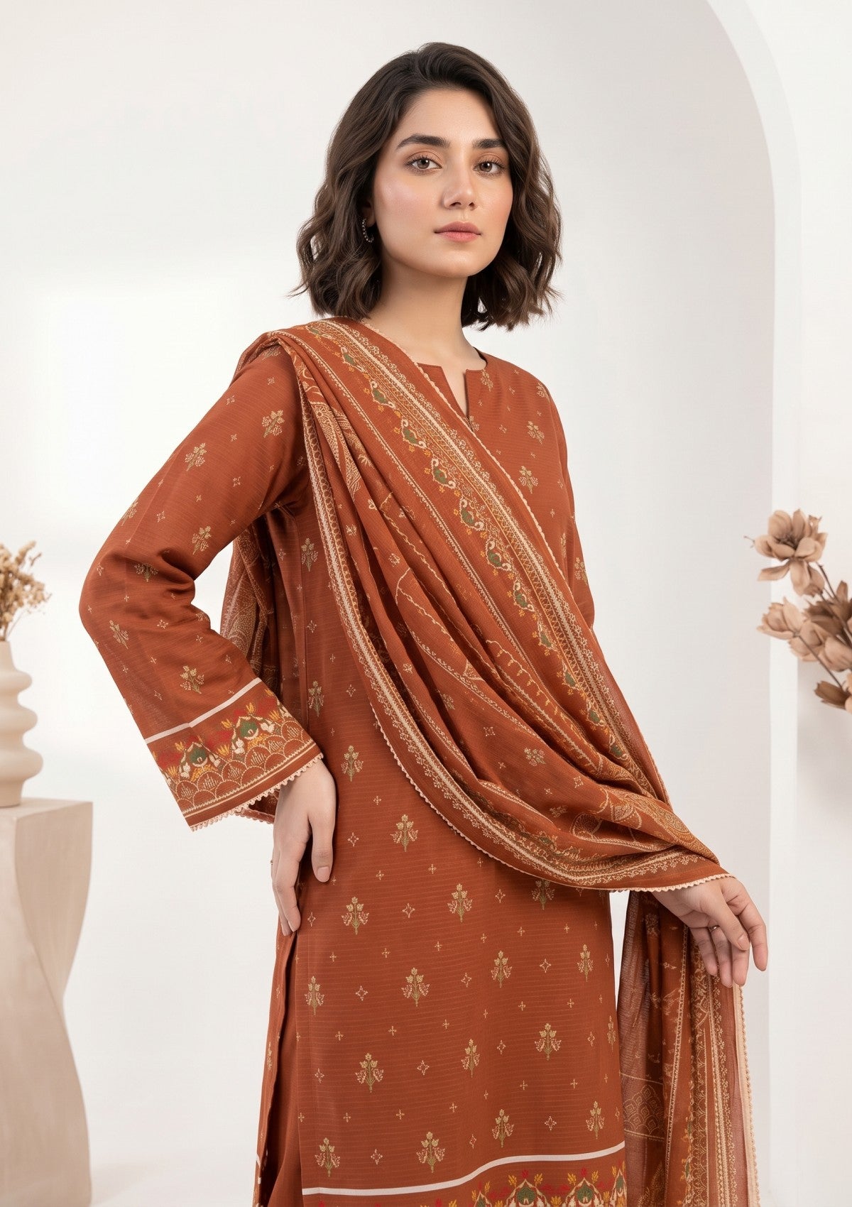 Bana Dora Linen - RB26#15 - RUST