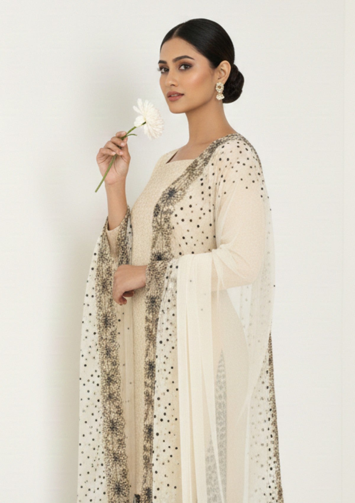 D#21 - Lemon - 3 pc - Printed Embroidered - R Prints Lawn 26