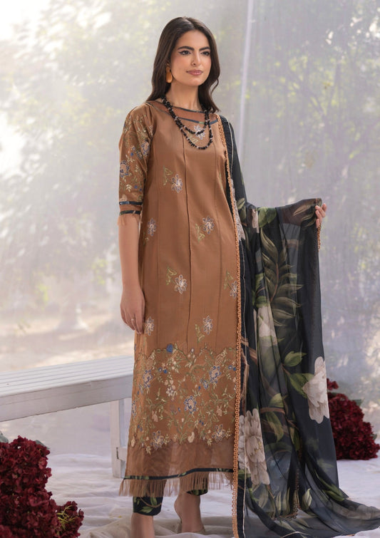 RM#07 - 3 pc - Embroidered - Muse Era - Luxury Lawn 25