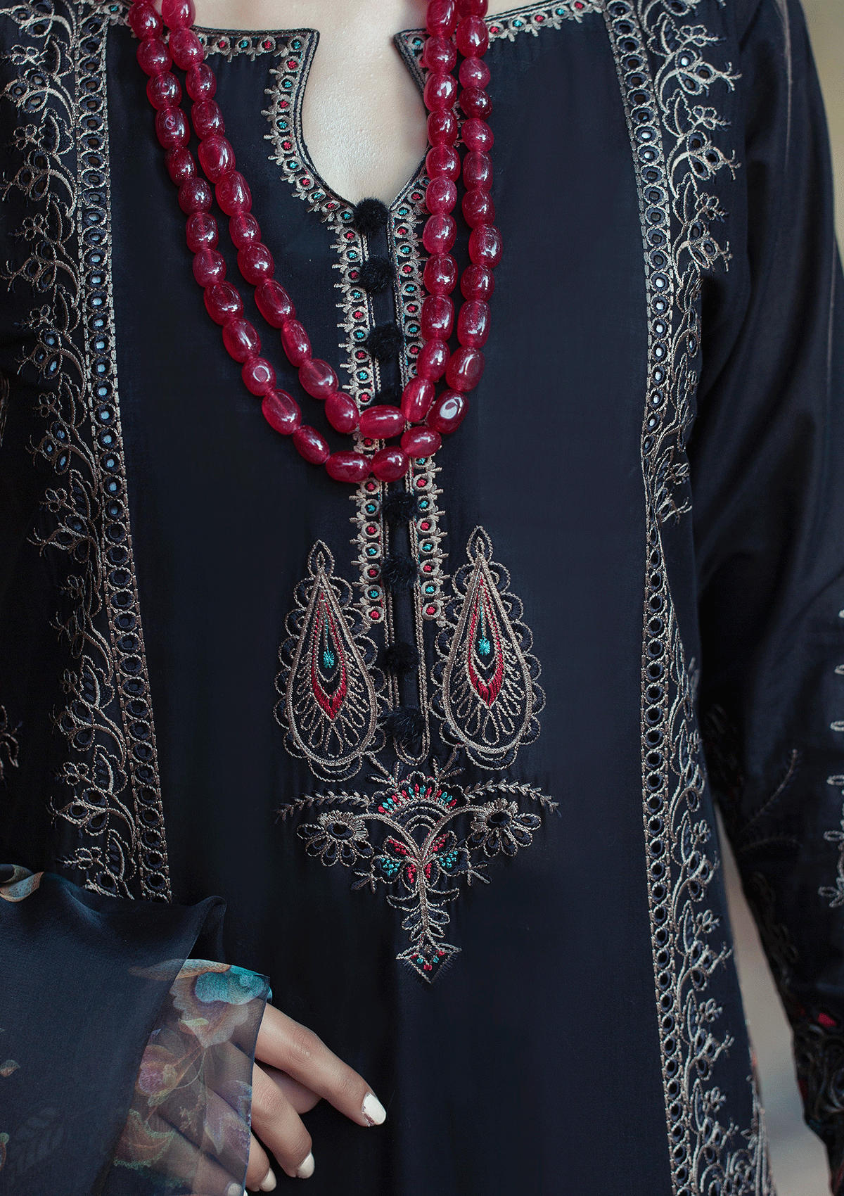 Lawn Collection - Rubaaiyat - Chikankari - RC#5