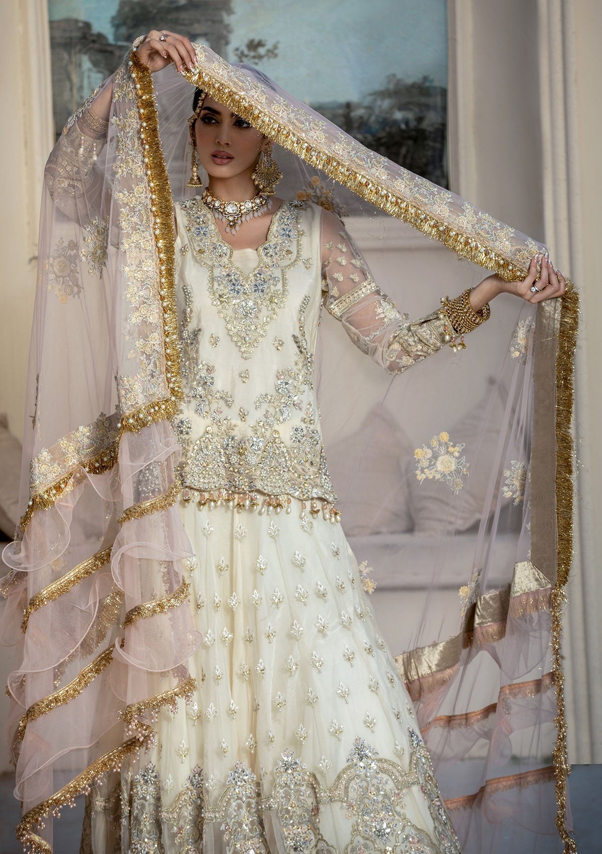 Formal Collection  - Rubaaiyat - Handwork Wedding 23 - Daisy - D#04