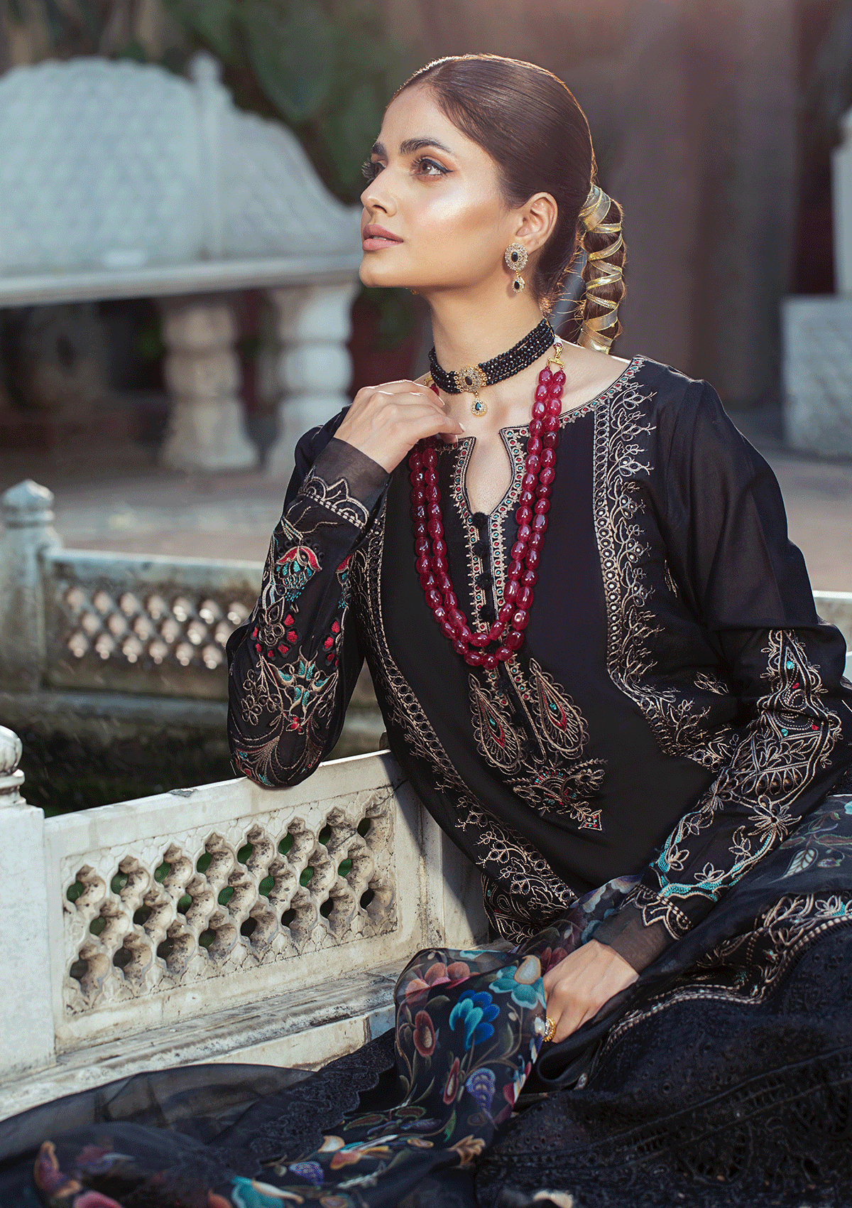 Lawn Collection - Rubaaiyat - Chikankari - RC#5