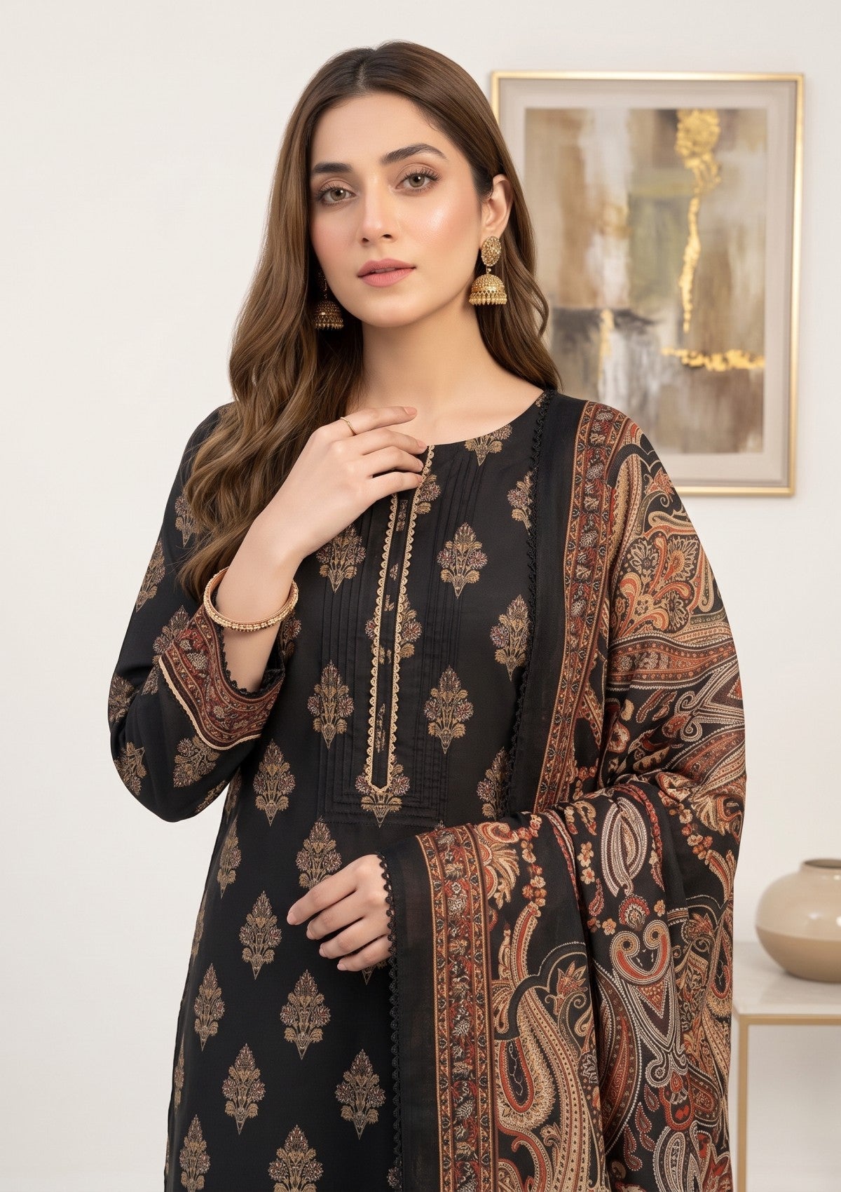 Bana Dora Linen - RB26#16 - BLACK