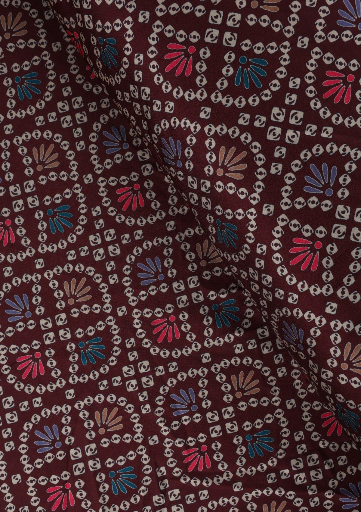 Maroon - Digital Printed - Shamoz Silk Formals 26
