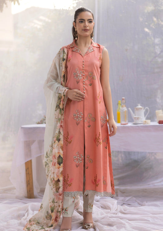RM#11 - 3 pc - Embroidered - Muse Era - Luxury Lawn 25