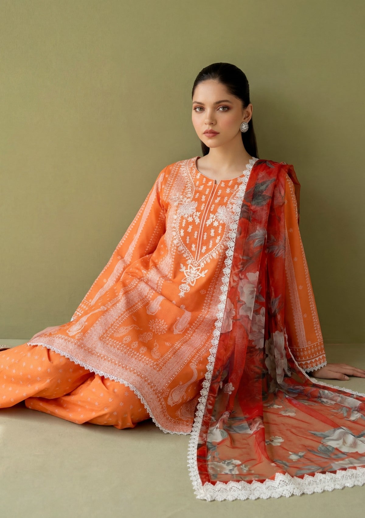 D#02 - MID ORANGE - Aireen Lawn 26