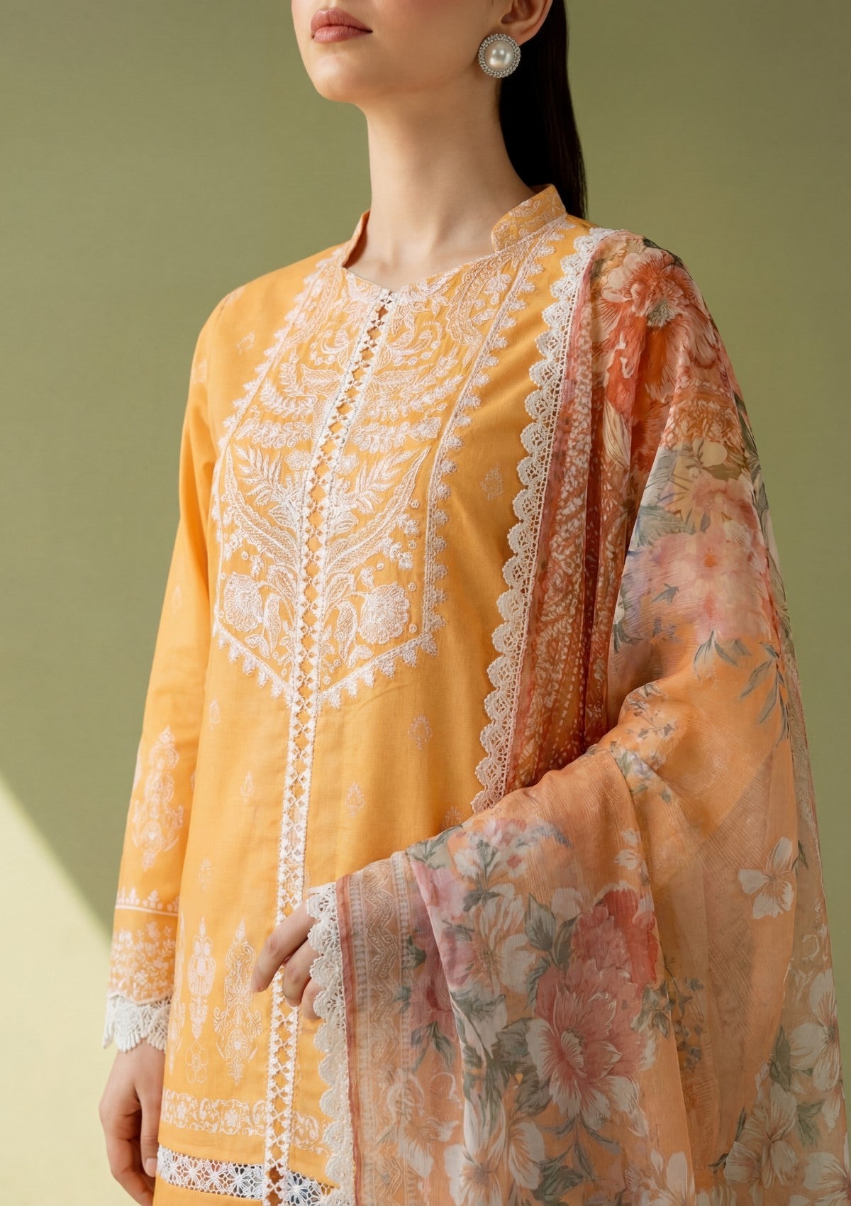 D#03 - BRIGHT ORANGE - Aireen Lawn 26