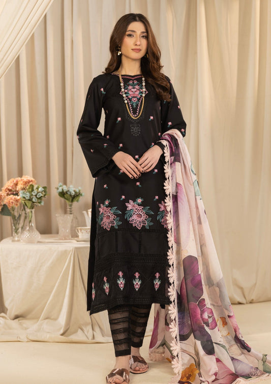RSA#03 - 3 pc - Embroidered - Spring Affairs 25 - Lawn