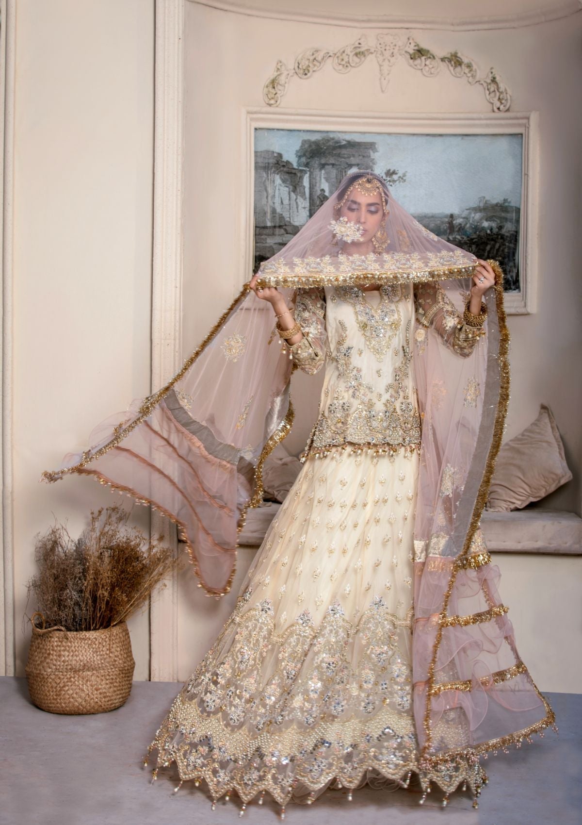 Formal Collection  - Rubaaiyat - Handwork Wedding 23 - Daisy - D#04