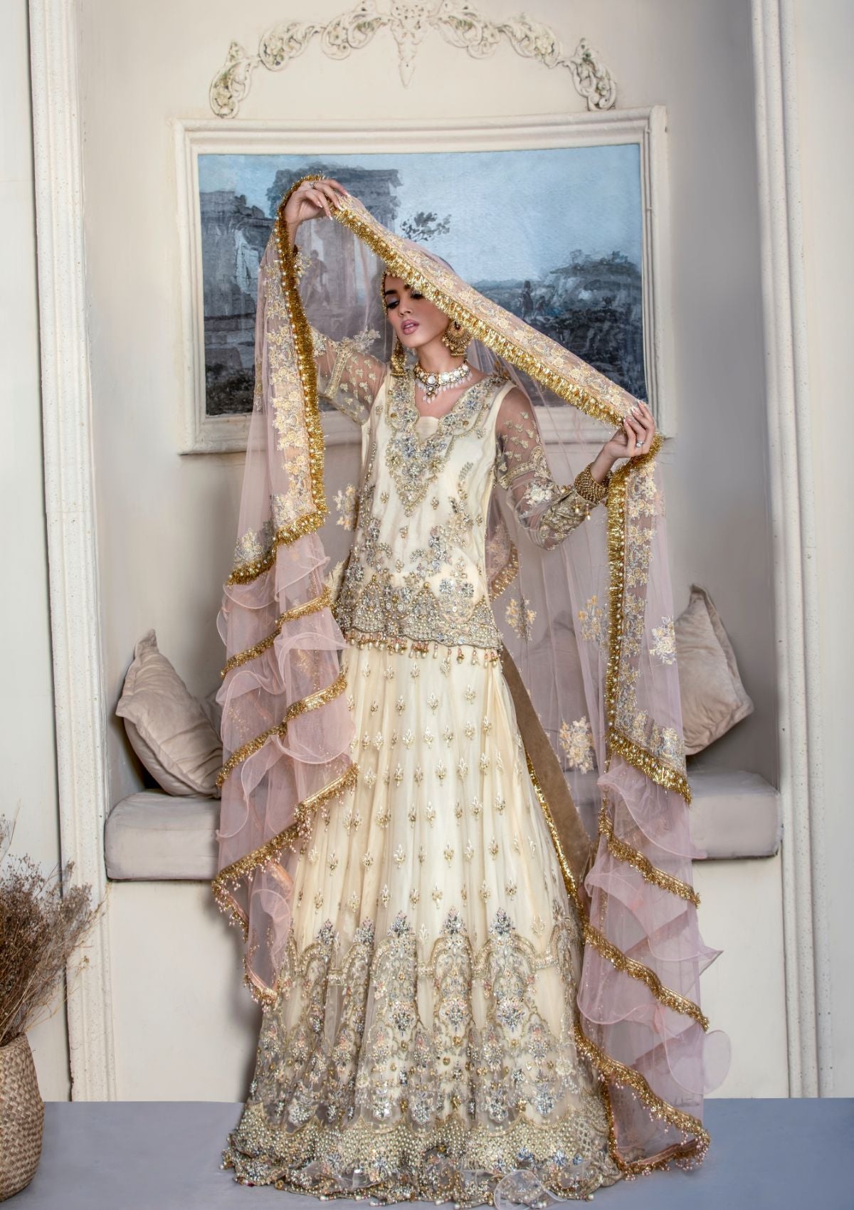 Formal Collection  - Rubaaiyat - Handwork Wedding 23 - Daisy - D#04