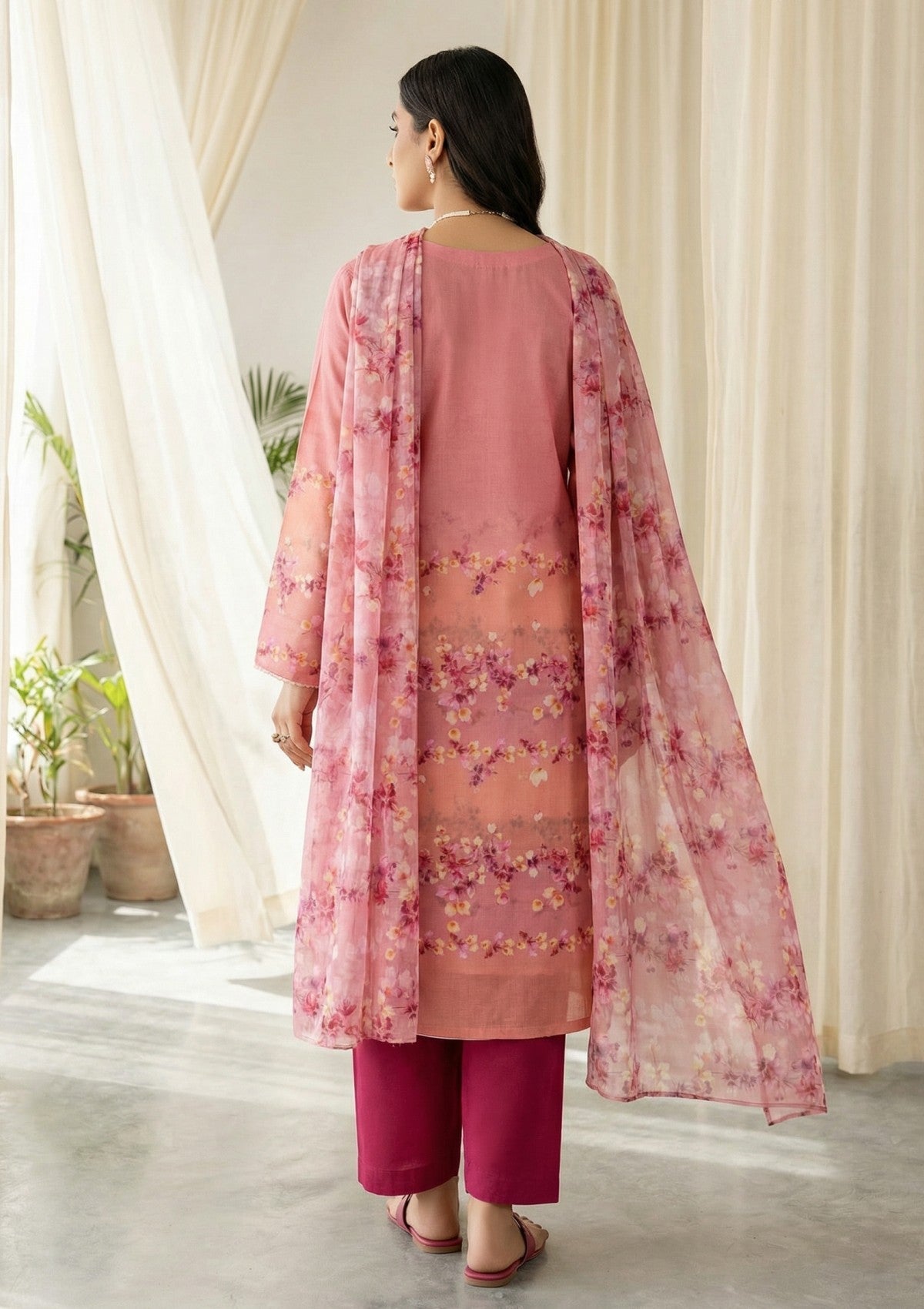 R Prints Lawn 26 Volume 3 - D#22 - DT Pink