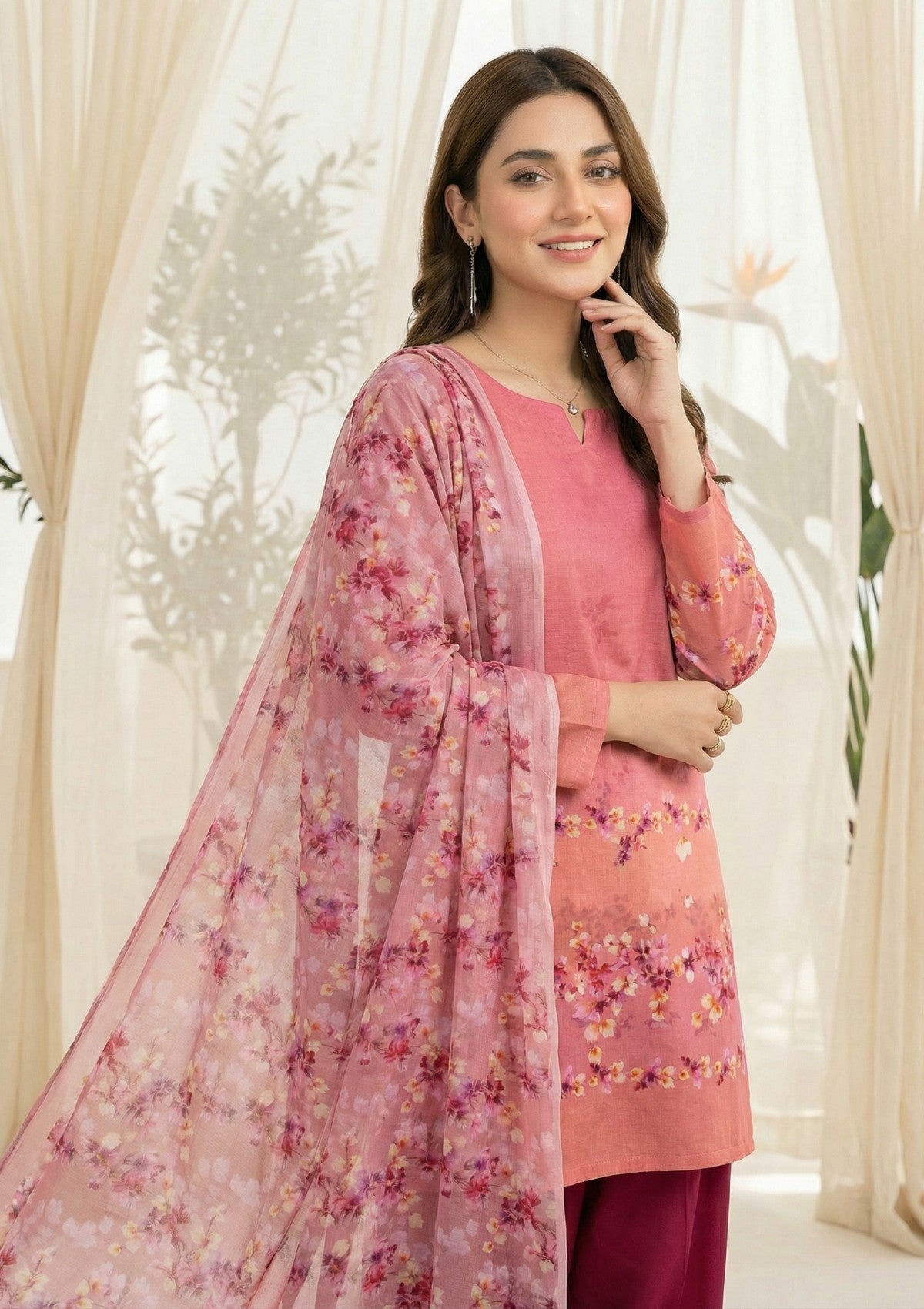 R Prints Lawn 26 Volume 3 - D#22 - DT Pink