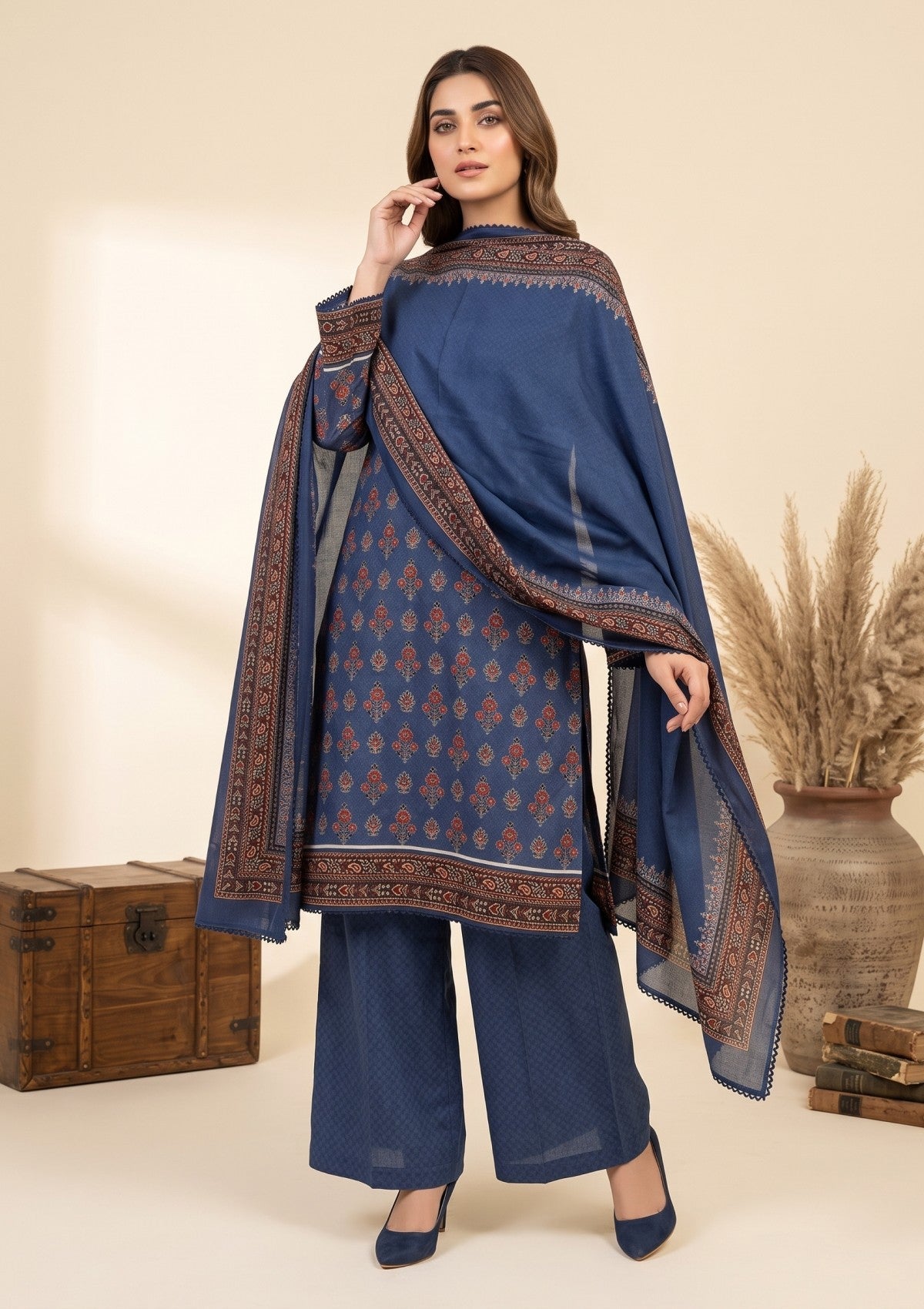 Bana Dora Linen - RB26#02 - BLUE