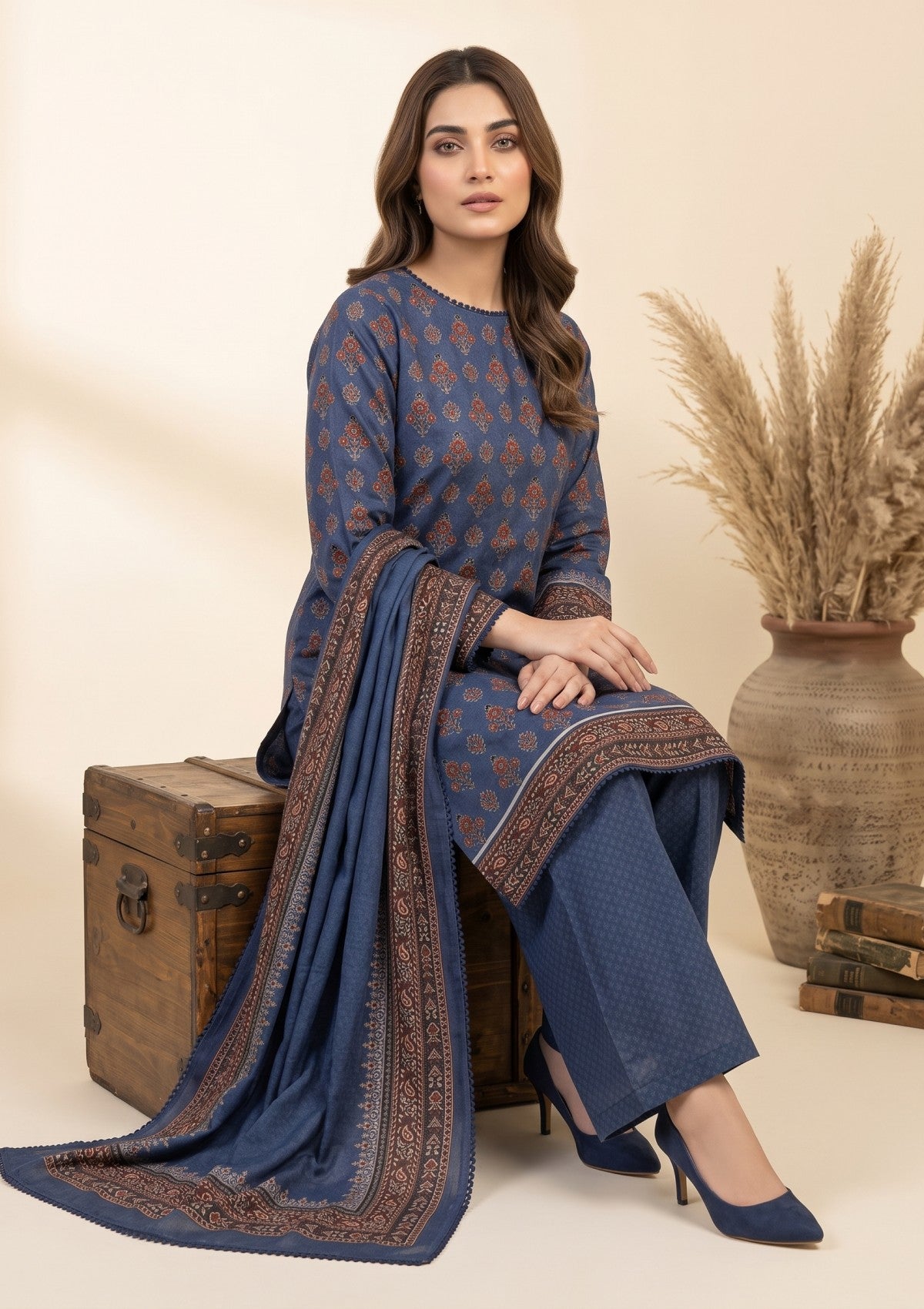 Bana Dora Linen - RB26#02 - BLUE