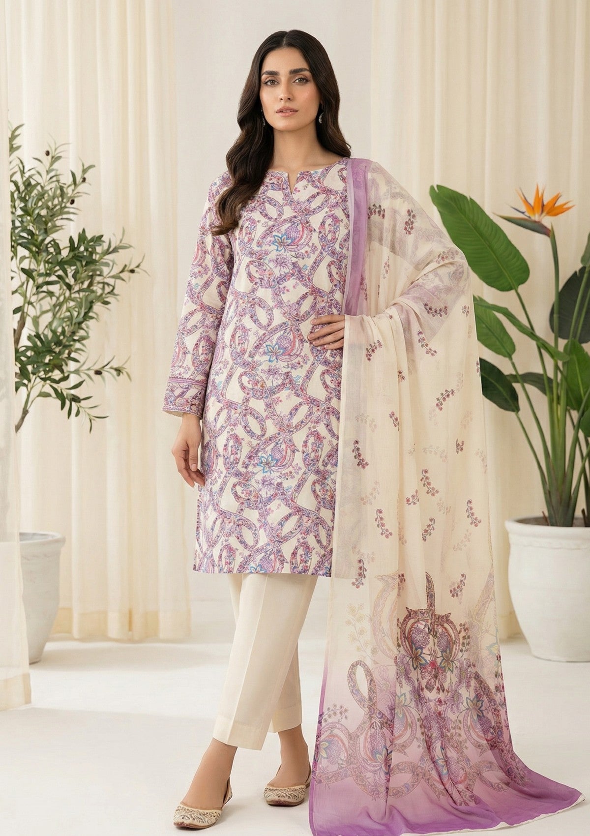 R Prints Lawn 26 Volume 3 - D#35 - Skin