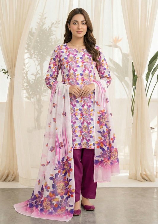 R Prints Lawn 26 Volume 3 - D#28 - Purple