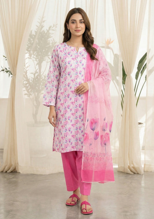 R Prints Lawn 26 Volume 3 - D#33 - Pink