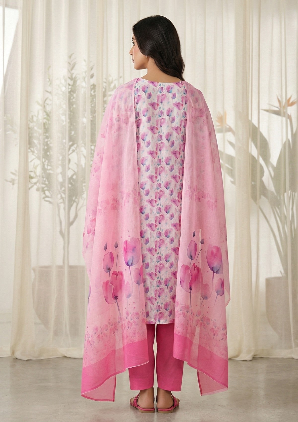 R Prints Lawn 26 Volume 3 - D#33 - Pink