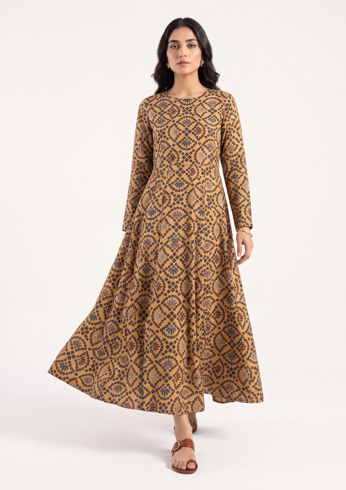 Yellow - Digital Printed - Shamoz Silk Formals 26