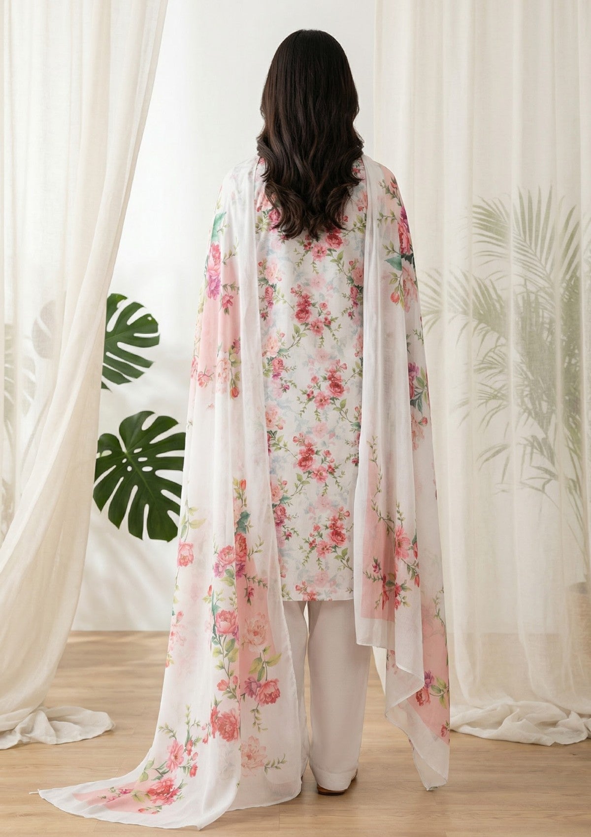 R Prints Lawn 26 Volume 3 - D#18 - White