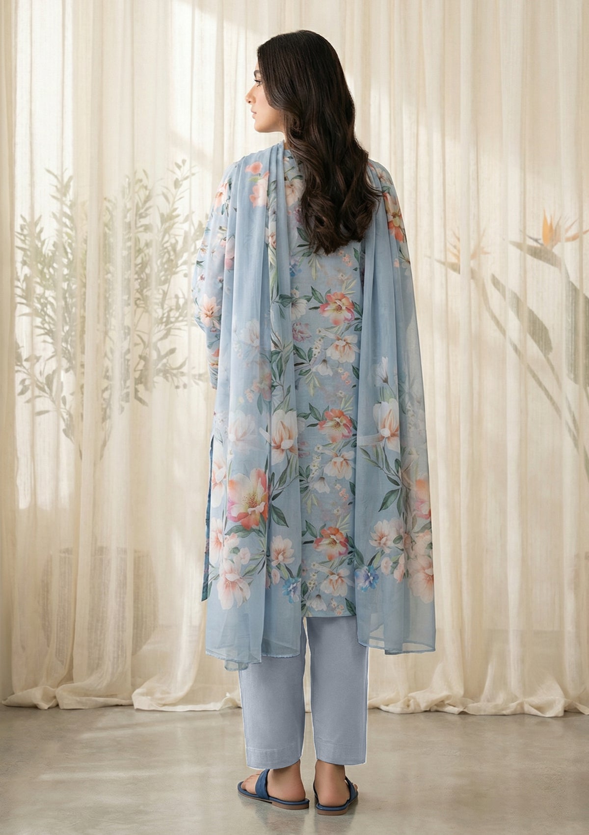 R Prints Lawn 26 Volume 3 - D#36 - Grey