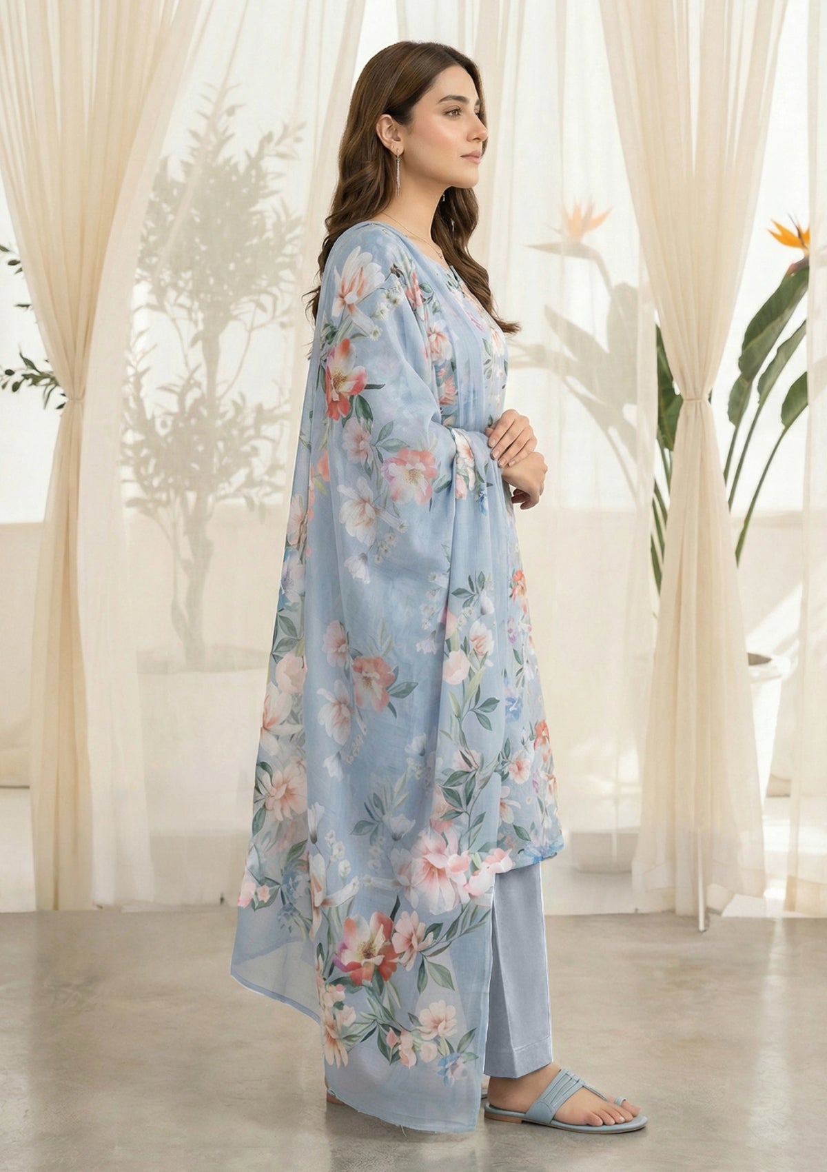 R Prints Lawn 26 Volume 3 - D#36 - Grey
