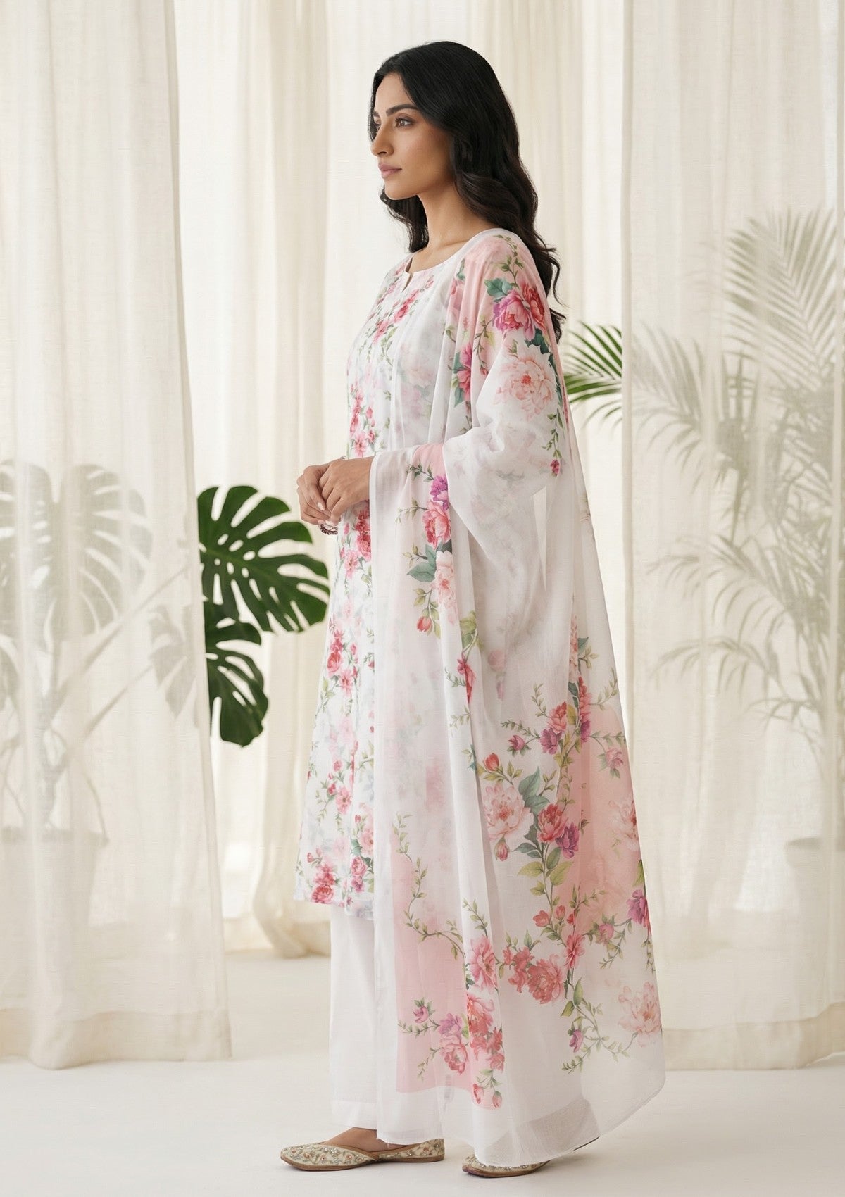 R Prints Lawn 26 Volume 3 - D#18 - White