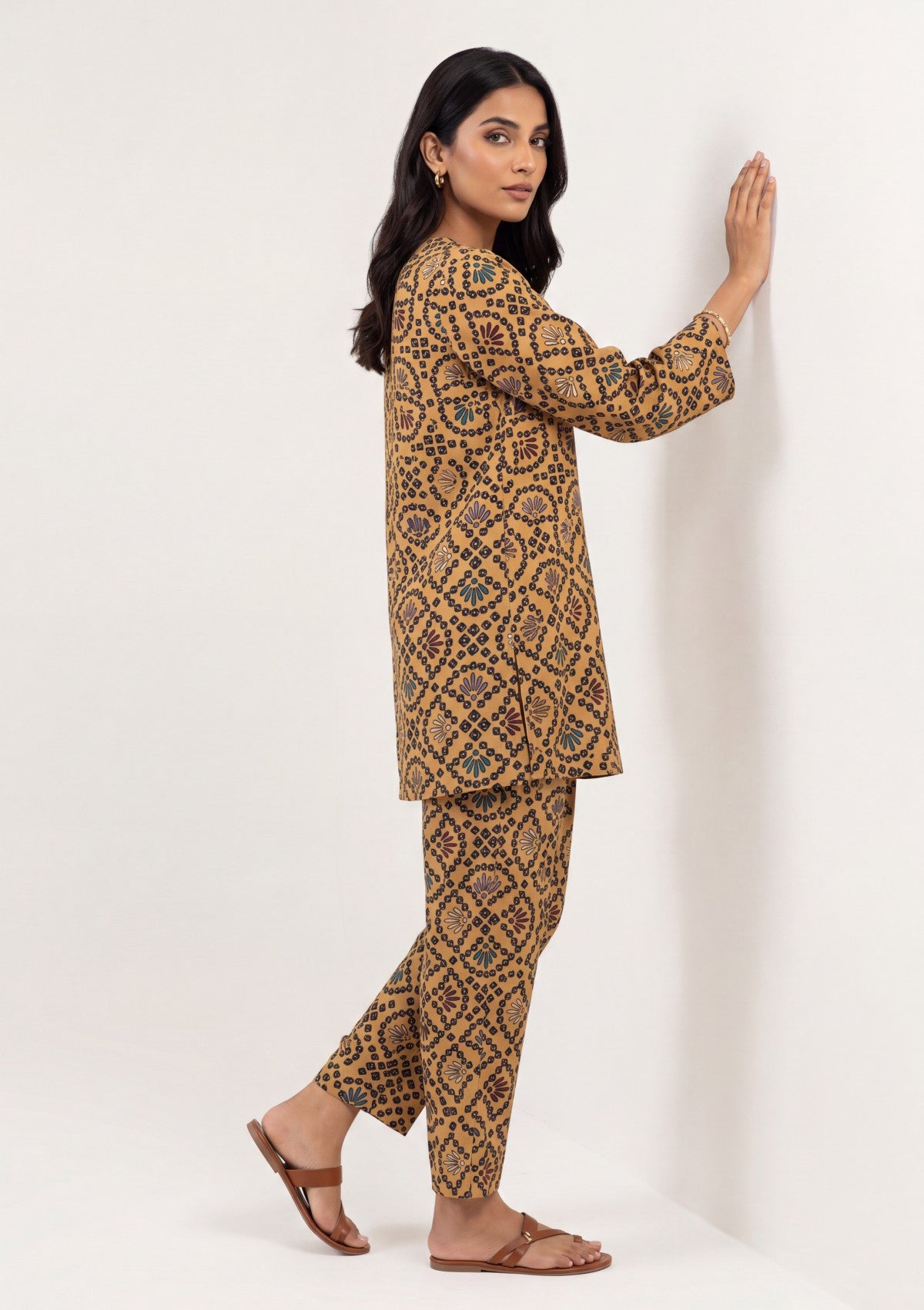 Yellow - Digital Printed - Shamoz Silk Formals 26
