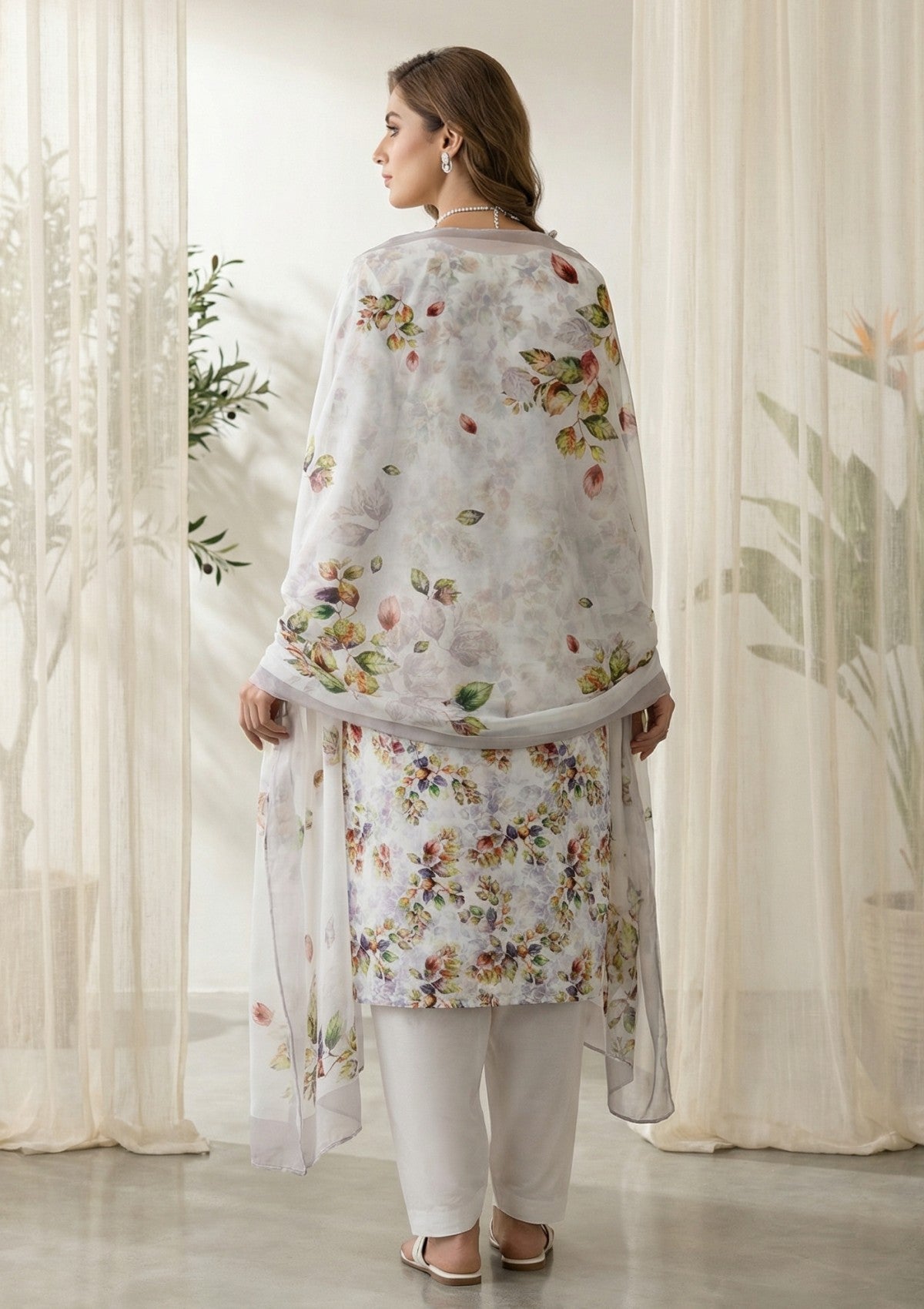 R Prints Lawn 26 Volume 3 - D#25 - White